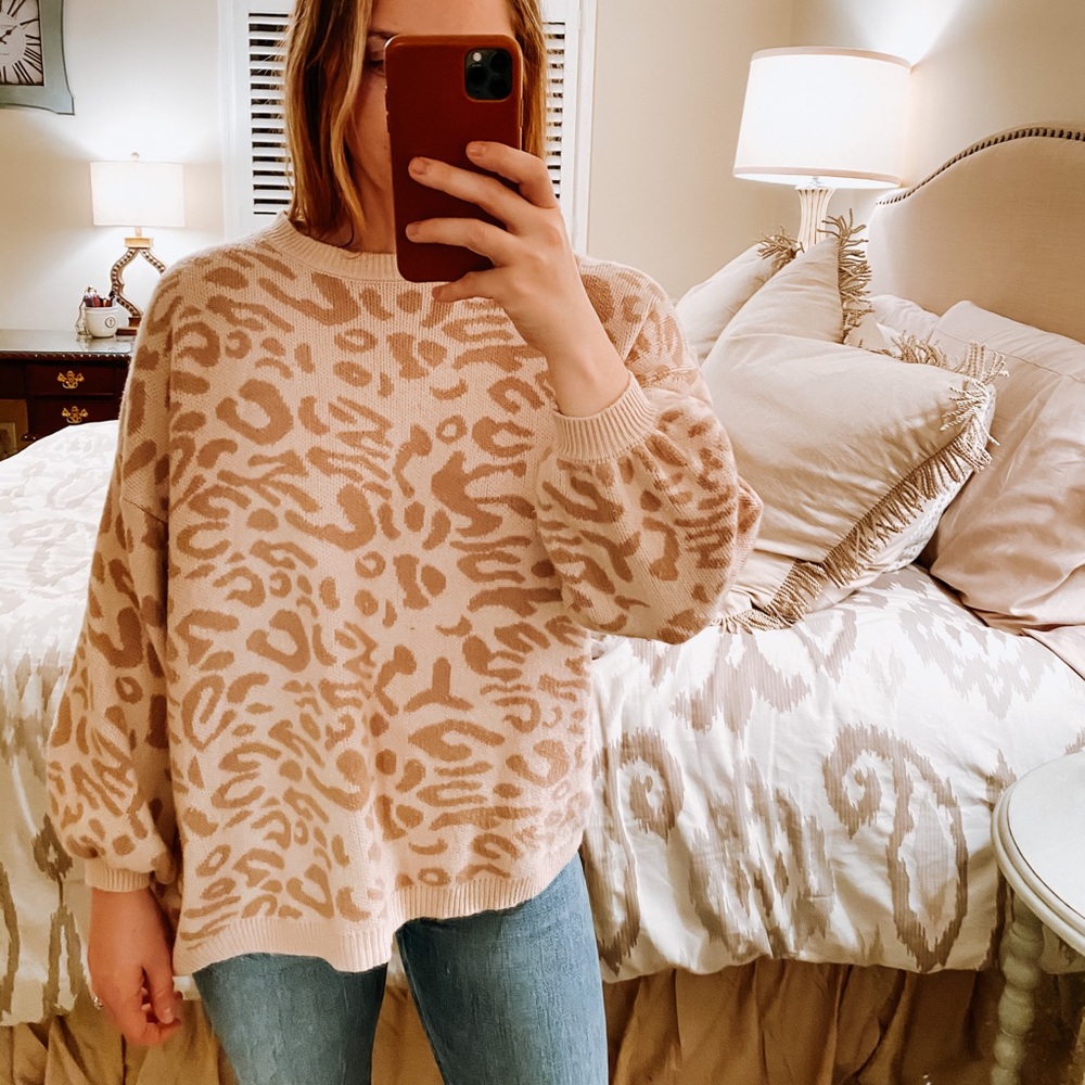 Leopard sweater